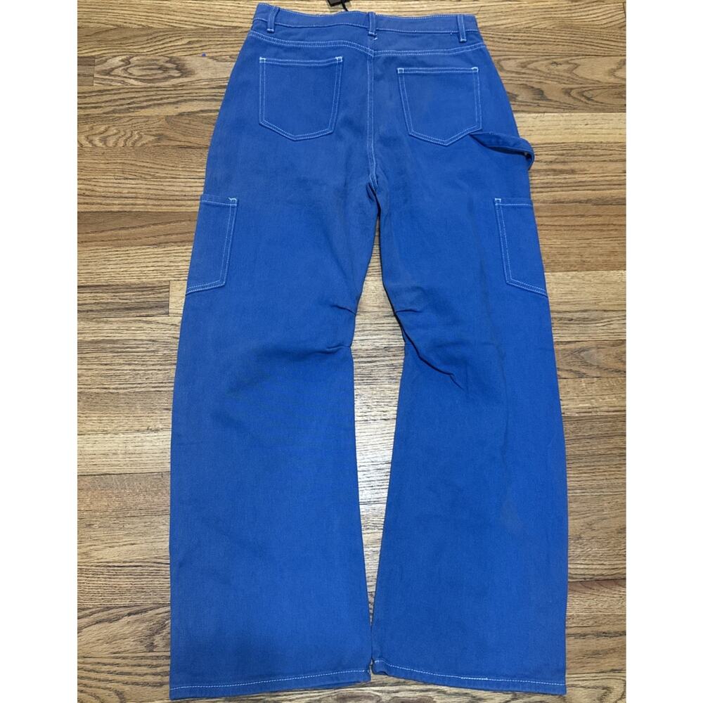 Lioness Womens Blue Miami Vice Denim Cargo Baggy Pants Size S NWT Y2K Workwear - Picture 2 of 8